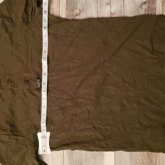 Ralph Lauren Polo Henley Shirt (Olive Green) - Picture 5 of 5